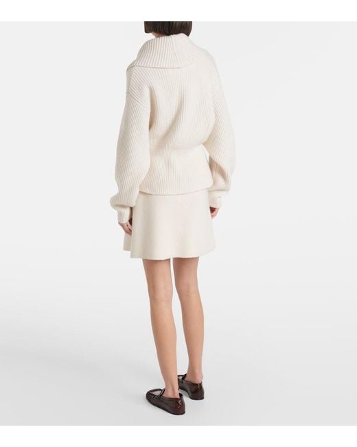 Lisa Yang White Alessandra Cashmere Cardigan