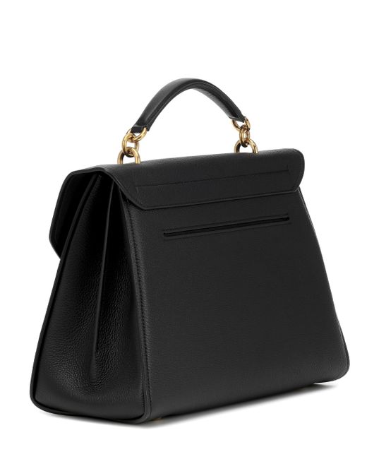 margot black leather purse