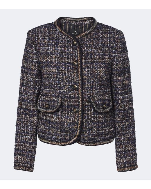 Etro Black Tweed Jacket