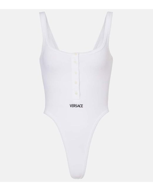 Versace White Body Aus Einem Baumwollgemisch