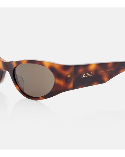 Loewe Brown Paula's Ibiza Flash Cat-Eye Sunglasses