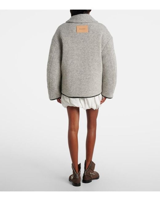 J.W. Anderson Gray Jacke Aus Einem Wollgemisch