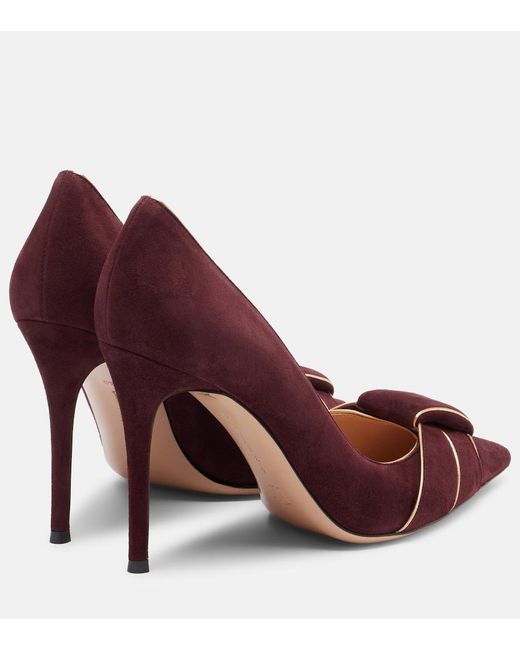 Gianvito Rossi Purple Suede Pumps