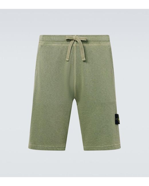 Stone Island Shorts Compass Aus Baumwolle in Green für Herren