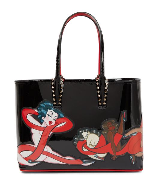 Christian Louboutin X Doctor Bored Cabata Patent Leather Tote