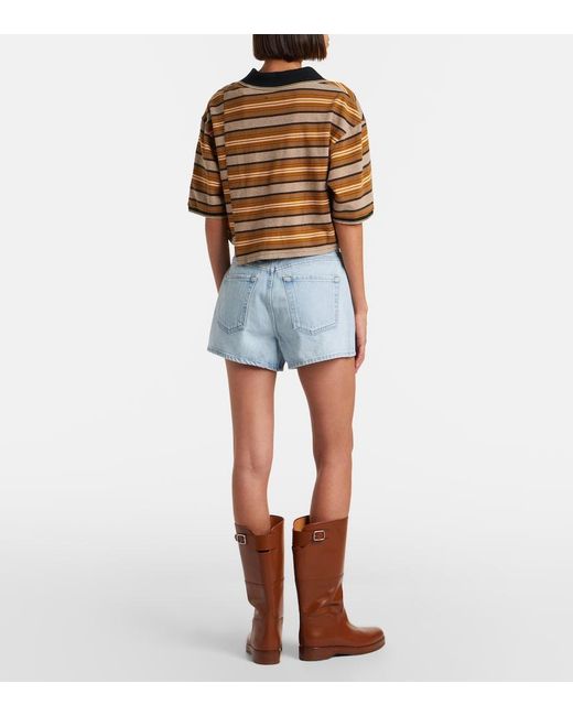 Citizens of Humanity Blue Marlow Denim Shorts