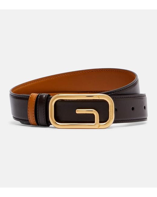 Gucci Brown Wendbarer Guertel Aus Leder