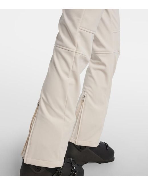 Yves Salomon White Flared Ski Pants