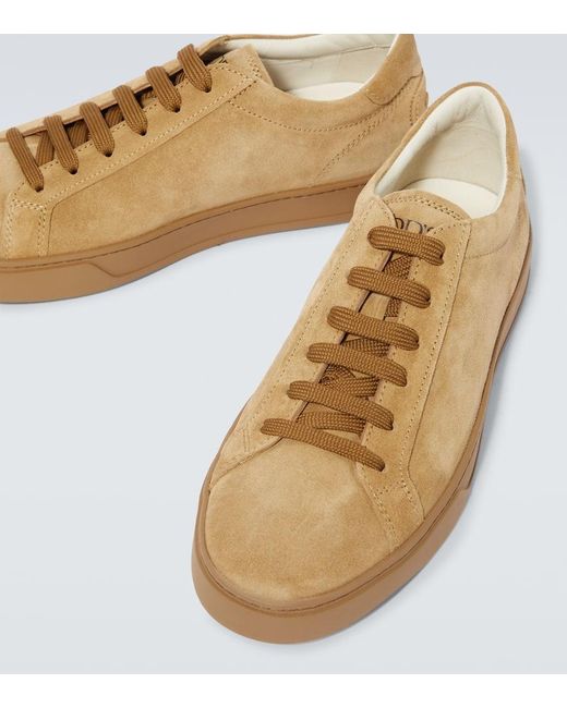 Tod's Natural Suede Sneakers for men
