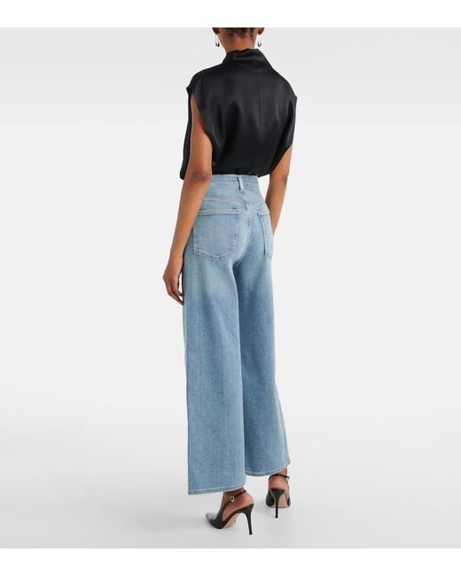 Citizens of Humanity Blue Lyra Patch Pocket Flared Jeans