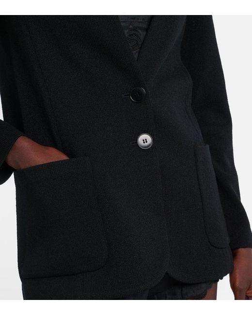 Isabel Marant Black Olivia Wool-Blend Jacket