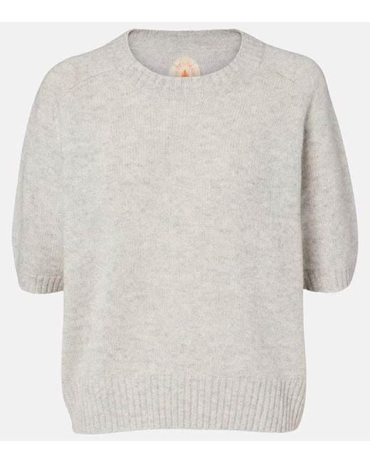 Jersey De Cachemir Jardin Des Orangers de color White