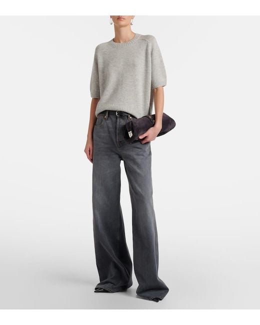 Jersey De Cachemir Jardin Des Orangers de color White