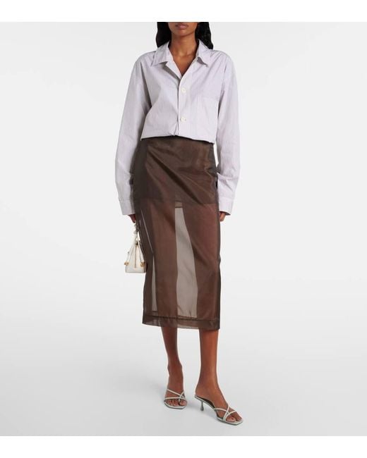 Mules Etana 50 En Cuir Jimmy Choo en coloris White