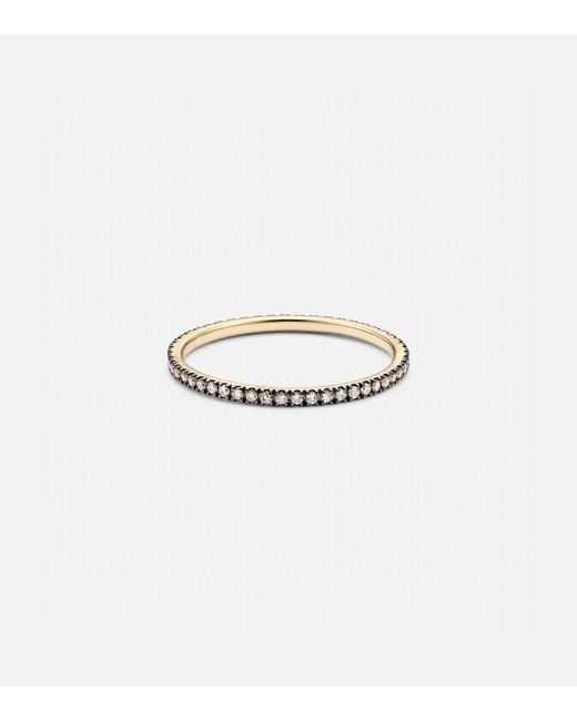 STONE AND STRAND White Come Closer 14Kt Ring With Diamonds