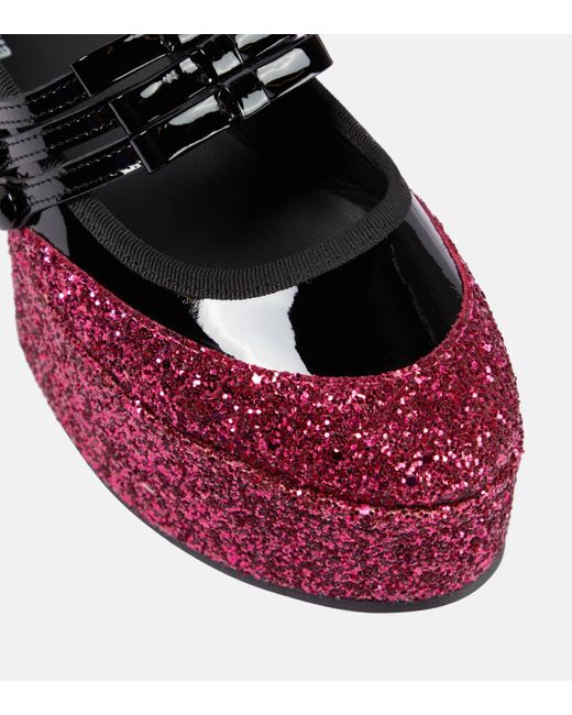 X Repetto – Chaussures a plateforme Noir Kei Ninomiya en coloris Purple