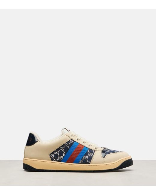 Baskets Screener Avec Détail Gg En Cristaux Pour Femme, Taille Gucci en coloris Blue