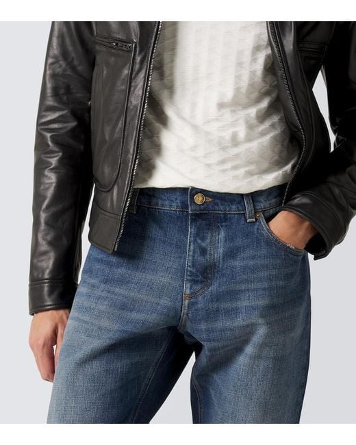 Dolce & Gabbana Blue Straight Jeans for men