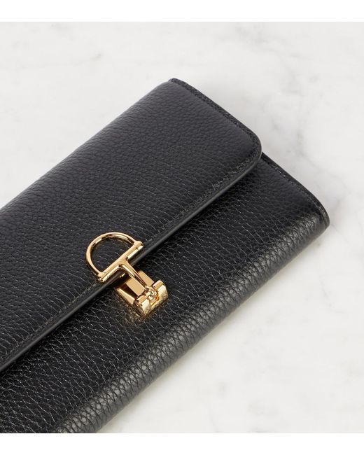 Gucci Black Softbit Continental Brieftasche
