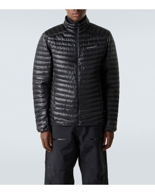 Norrona Black Trollveggen Down Ski Jacket for men