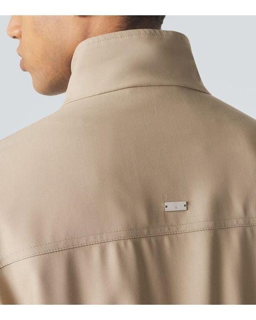 AMI Natural Virgin Wool Gabardine Jacket for men