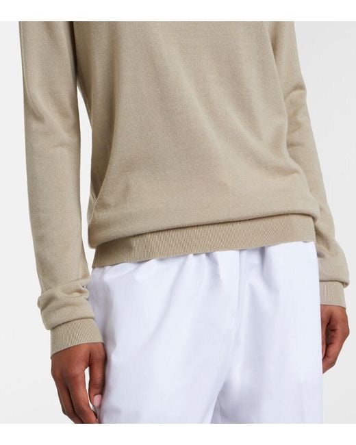 Totême  Natural Cashmere And Silk Sweater