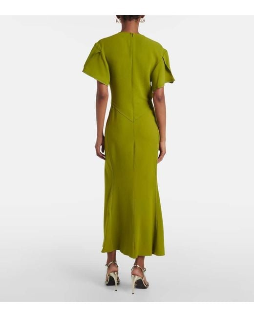 Robe Midi Victoria Beckham en coloris Green