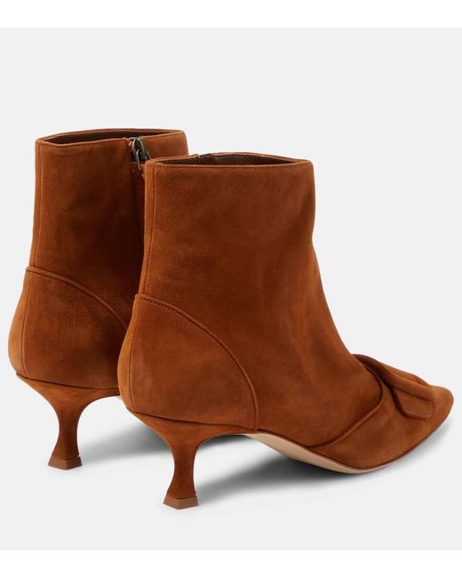 Stivaletti Baylow di Manolo Blahnik in Brown