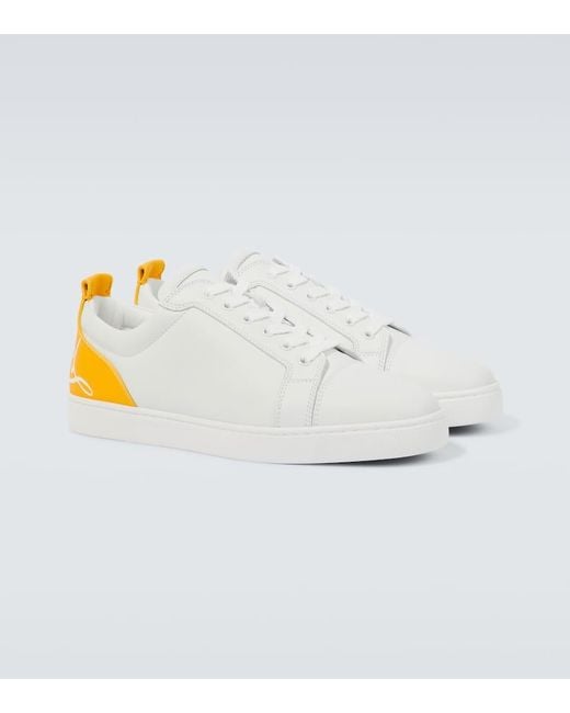 Christian Louboutin Metallic Fun Louis Junior Leather Sneakers for men