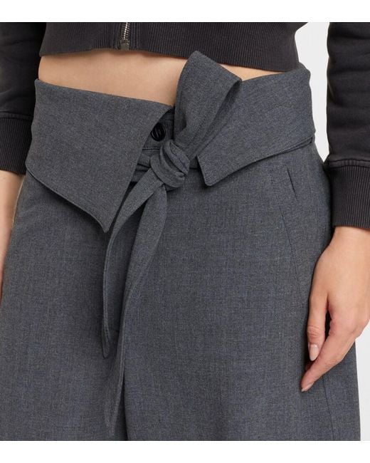 The Attico Gray Cady Balloon Pants