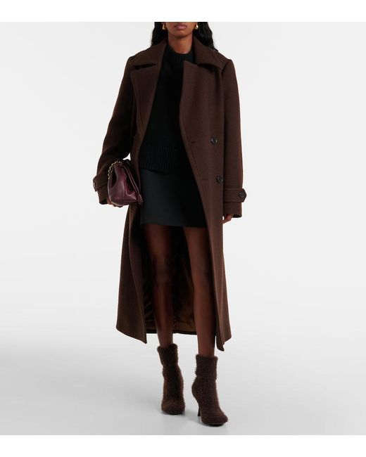 Gianvito Rossi Brown Finny 85 Knitted Sock Boots