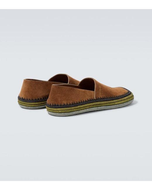 Loewe Brown Paula's Ibiza Rio Suede Espadrilles for men