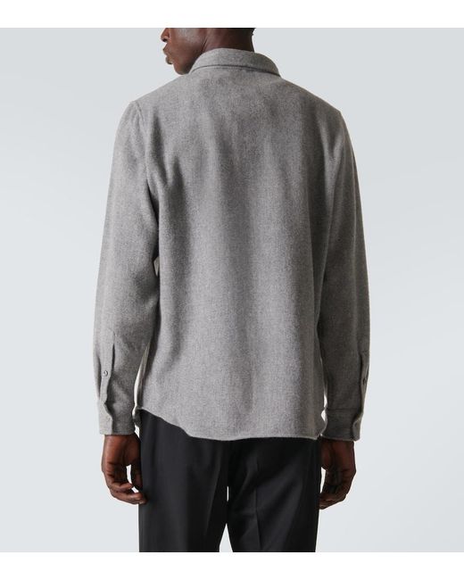 God's True Cashmere Hemd aus Kaschmir in Gray für Herren