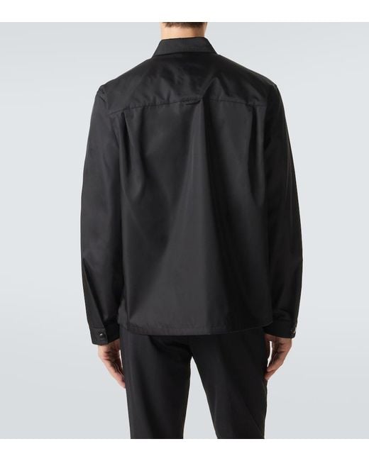 Prada Black Re-Nylon Shirt Jacket for men