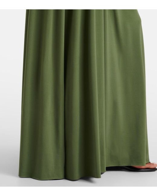 Bananhot Green Erin Gathered Maxi Dress