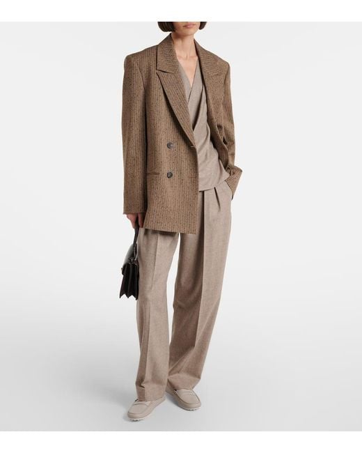 Tod's Brown City Gommino Leather Penny Loafers