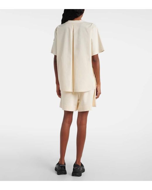 Camiseta De Jersey De Algodon Moncler de color White