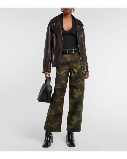 Top Ivey De Seda Con Cuello Halter Nili Lotan de color Black