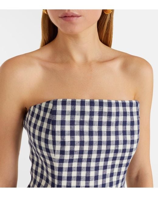 Vestido Largo Romeo De Lino Posse de color White