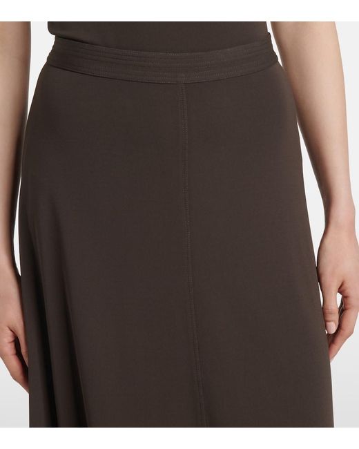 Totême  Black Jersey Maxi Skirt