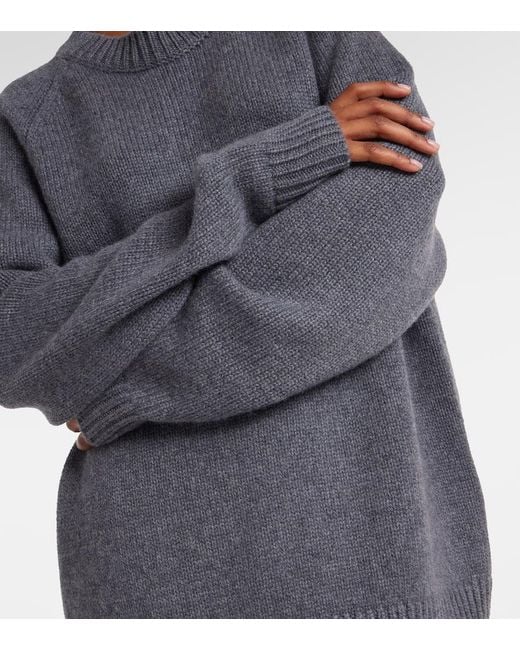 Lisa Yang Gray Pullover Anine Aus Kaschmir