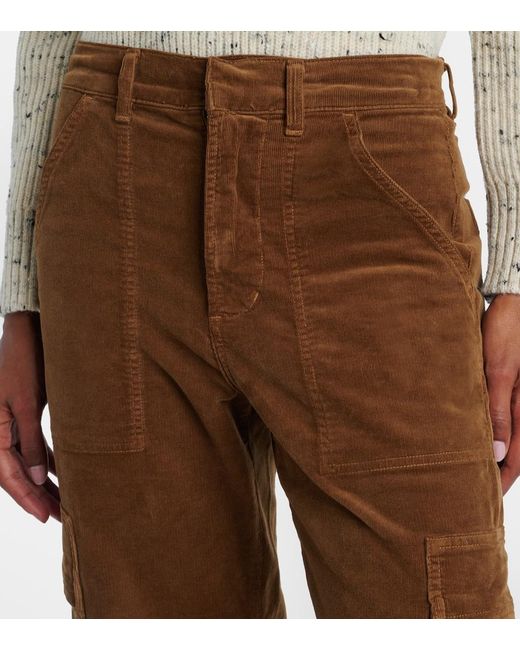 Citizens of Humanity Brown Marcelle Cotton Corduroy Cargo Pants