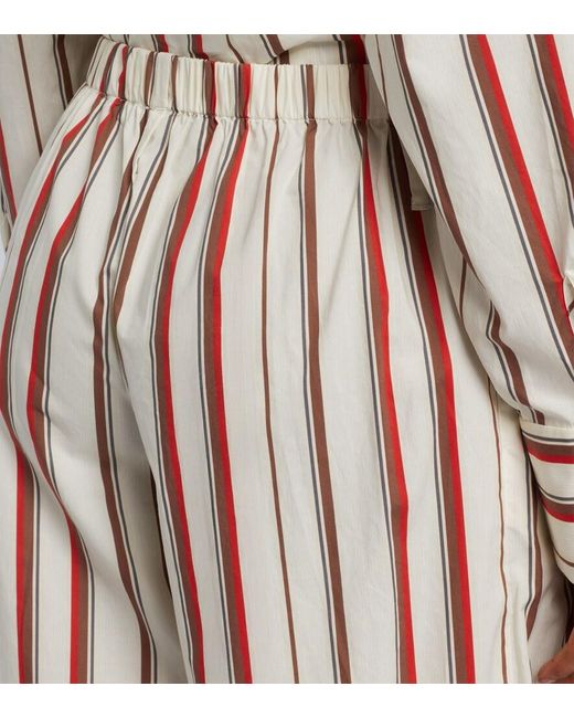 Sir Multicolor Alva Striped Cotton Wide-Leg Pants