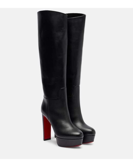 Stivali Loo 130 di Christian Louboutin in Black