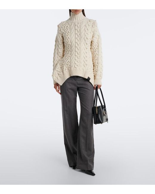 Stella McCartney Gray Wool Straight Pants