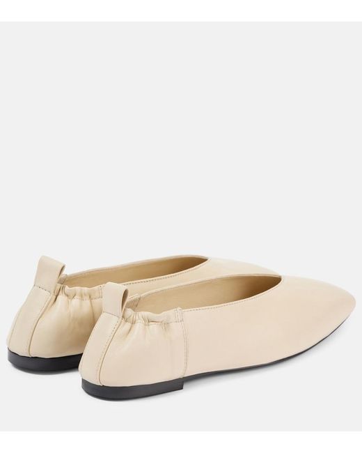 A.Emery Natural Briot Leather Ballet Flats