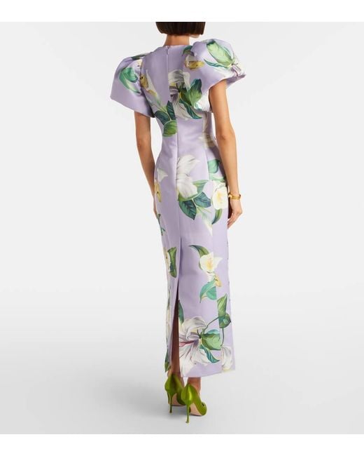 LEO LIN White Maxikleid Lucinda