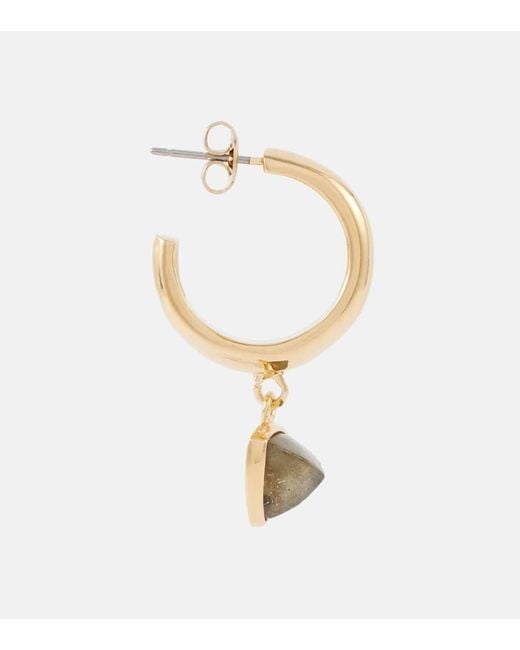 Pendientes De Aro Adornados Isabel Marant de color Metallic