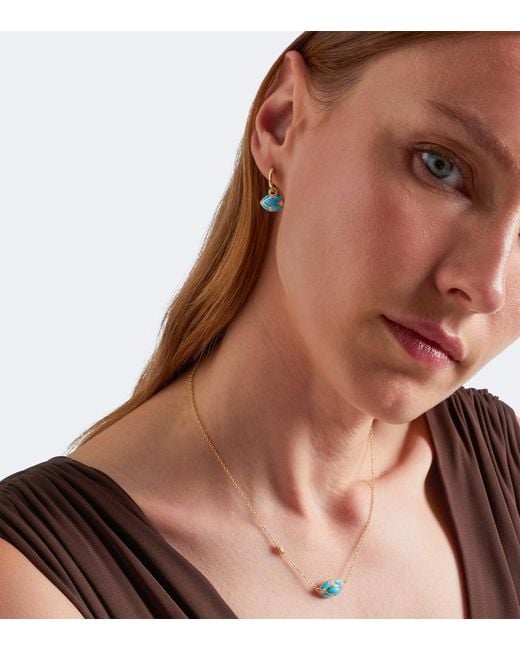 SHAY Blue Riviera 18Kt Necklace With And Diamonds