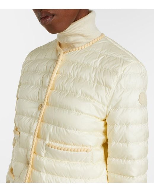 Moncler Natural Circaete Quilted Down Jacket